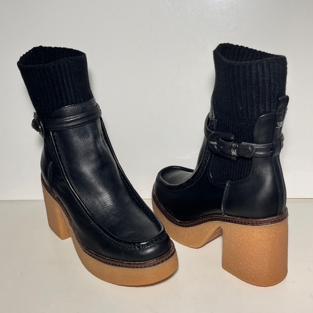 Sam Edelman Sidney Platform Sweater Booties - Picture 2 of 6